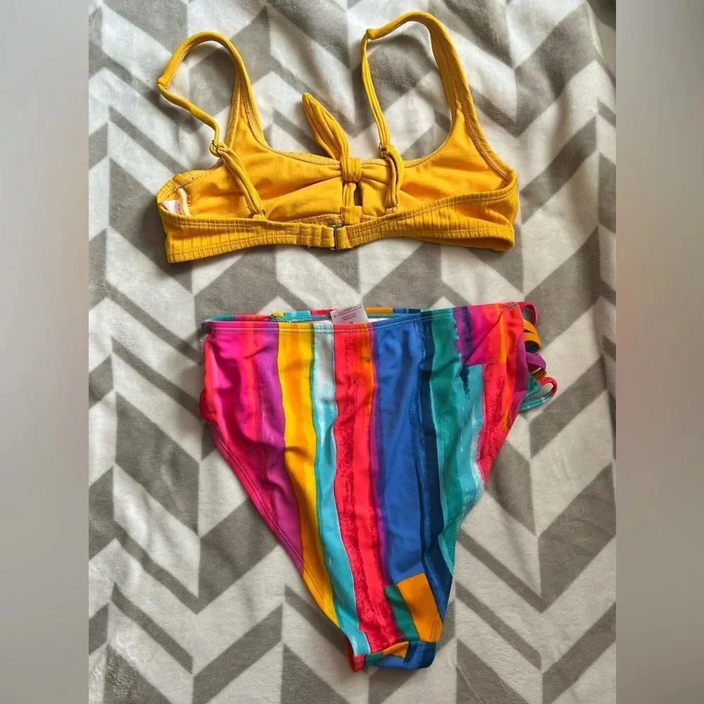Target Multicolor Two Piece Bikini Size Small/Medium
